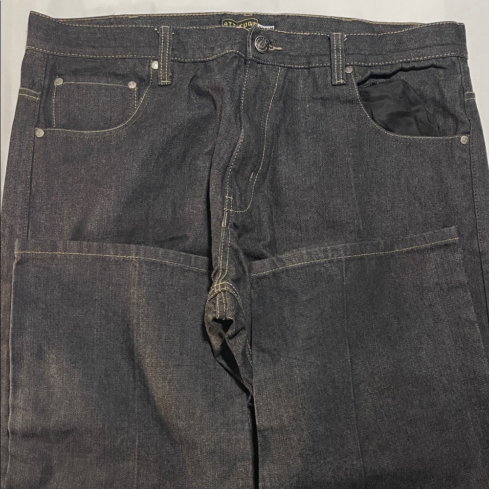 Dark Gray Relaxed Fit Jeans